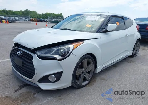 2015 Hyundai Veloster Turbo from USA, damaged, VIN KMHTC6AE7FU243433